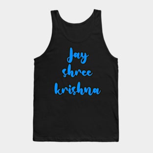 Jai shree krishna for Krishna lovers Tank Top